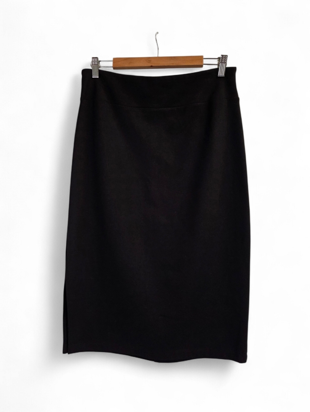 Nine West Black Stretch Pencil Skirt Size Large